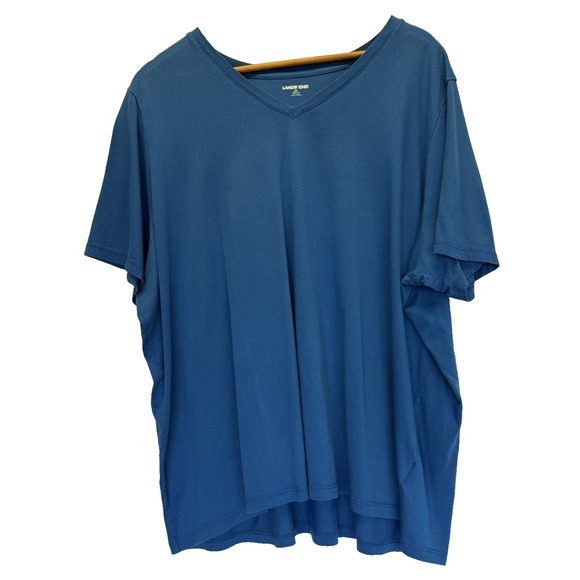 Lands End Top Womens 2X Lot 4 Shirts Comfort Casual Cotton Relaxed Stretch Basic - Picture 5 of 9